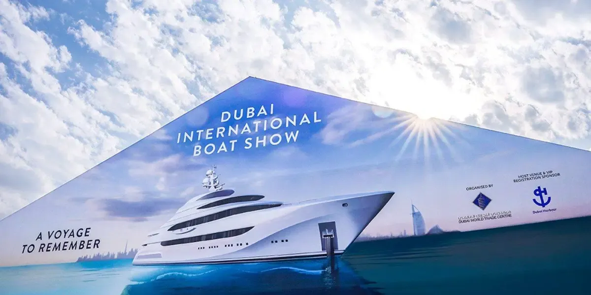 Internationale Bootsausstellung Dubai, die größte maritime Veranstaltung im Nahen Osten
