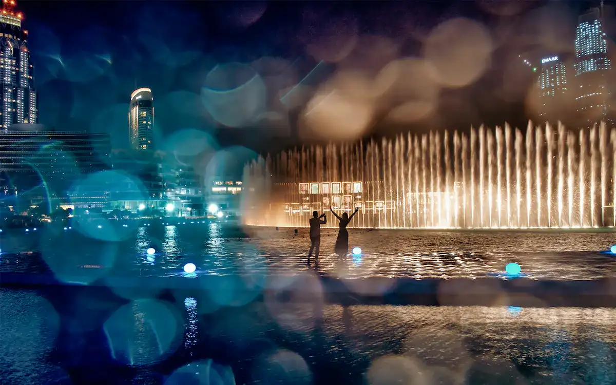 Fontaine du Dubai Mall; La plus spectaculaire fontaine musicale du monde