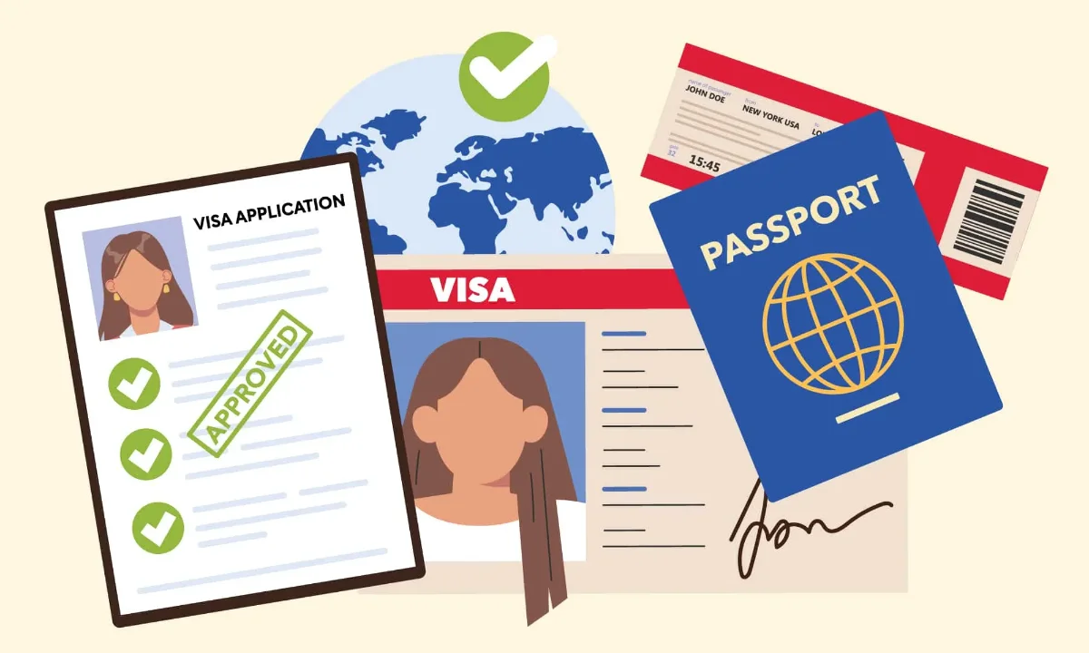Photo made for passport