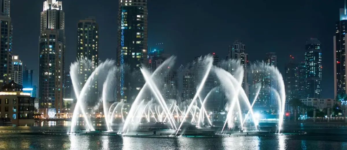 Dubaï Mall et les fontaines de Dubaï