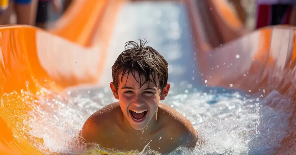 Mga espesyal na bahagi para sa mga bata sa Aqua Fun