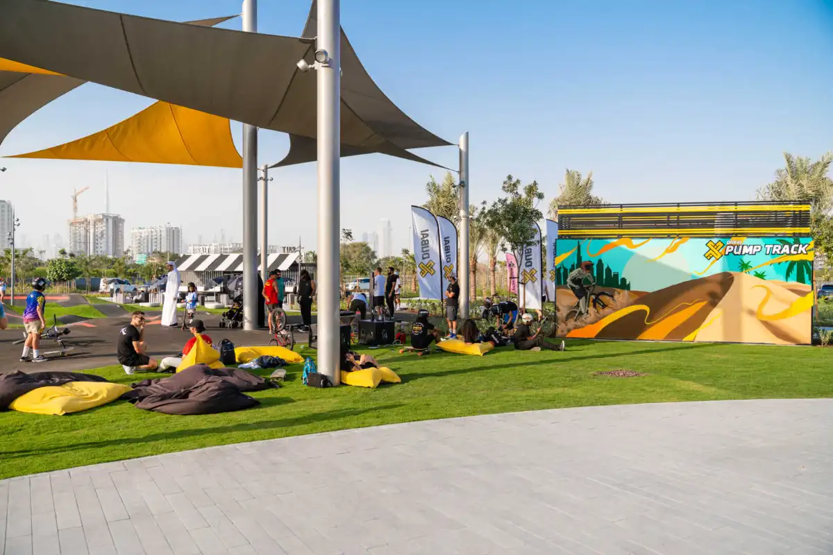 Recreations and attractions of XPark Dubai; from skating to yoga in the open air