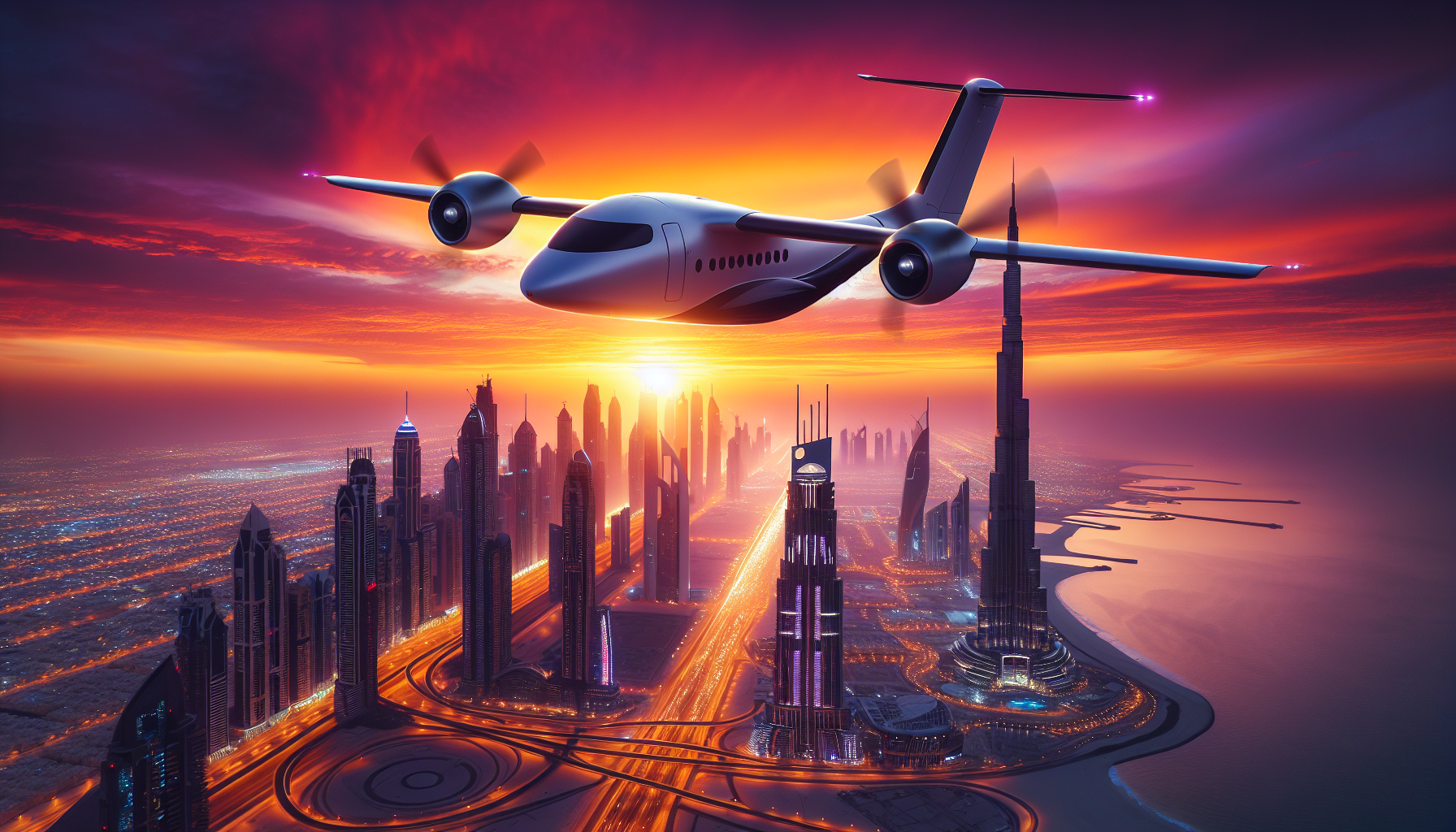 ドバイの空に: 2025年航空ショー eVTOL航空機の参加